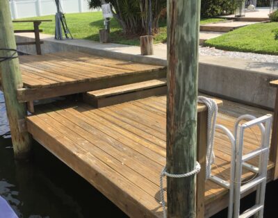 Ponte Verda Beach Florida Dock with Street Access